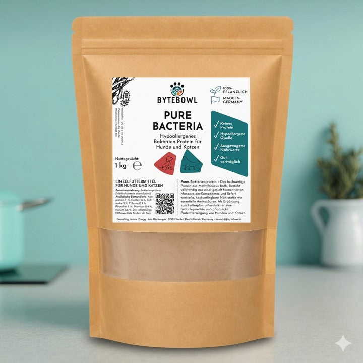 Bakterienprotein für Hunde und Katzen